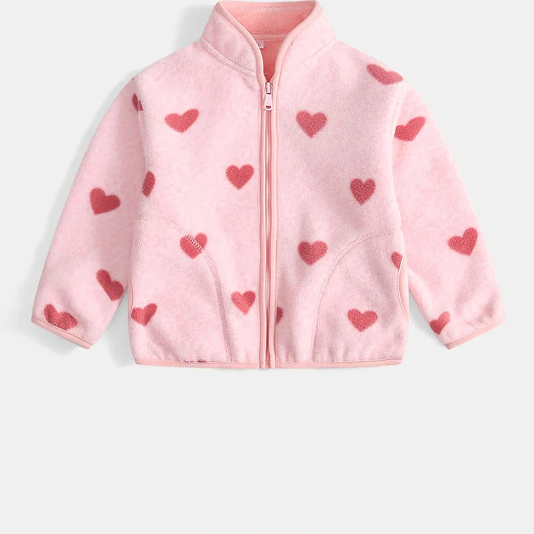 Abrigos de dibujos animados para niños, moda de otoño, ropa para niños de 1 a 2, 4, 6, 8 años, chaqueta de lana cálida para invierno para bebés y niñas 33