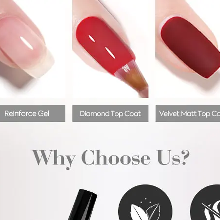 CANNI HEMA/TPO FREE 9ML capa Base de imprimación capa superior y Base de esmalte de Gel de Color remojo UV LED Gel de manicura líquido de uñas de secado rápido DIY 30