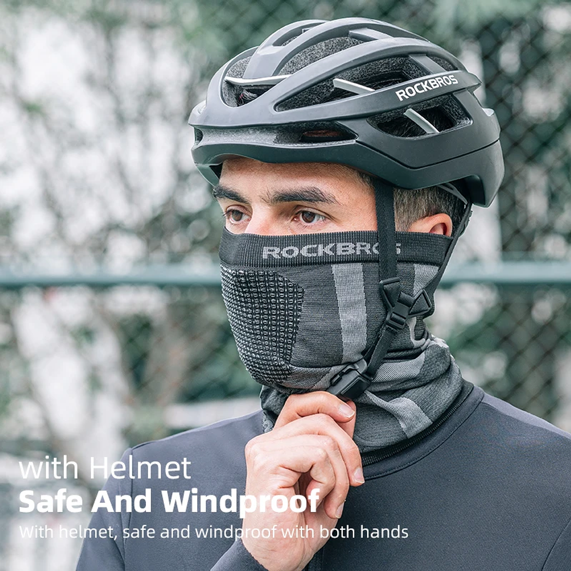 ROCKBROS-bufandas para senderismo, máscara facial para ciclismo, protección solar para hombres y mujeres, Bandana a prueba de viento para motocicleta, accesorios para bicicleta eléctrica 2