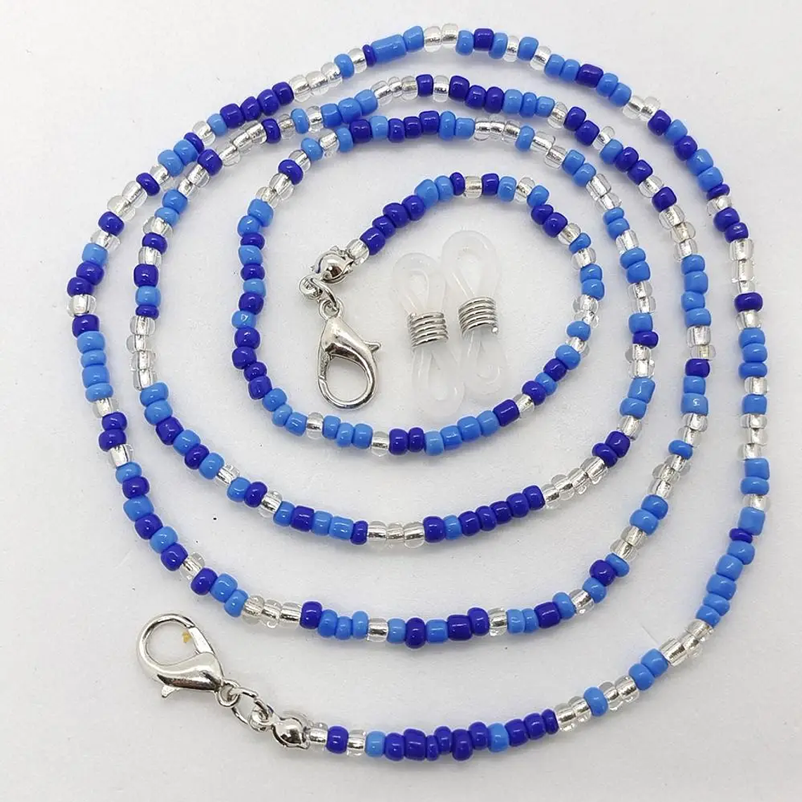 Cadenas de gafas de moda para mujer, cadenas de gafas de sol de cristal, soporte de cordón antideslizante para gafas, collar con cordón bohemio 8