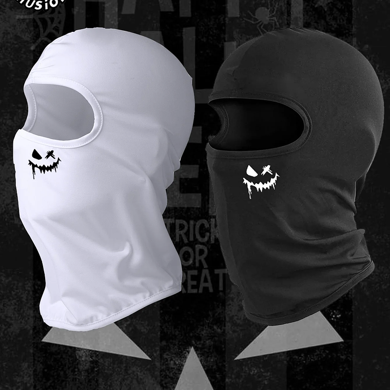 Musion pasamontañas para motocicleta estampado de moda protección solar máscara facial completa máscara transpirable pasamontañas bicicleta ciclismo cubierta para la cabeza Un 8