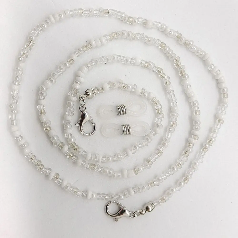 Cadenas de gafas de moda para mujer, cadenas de gafas de sol de cristal, soporte de cordón antideslizante para gafas, collar con cordón bohemio 9