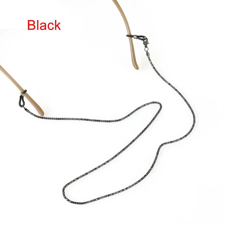 Cadenas de gafas de moda para mujer, cadenas de gafas de sol de cristal, soporte de cordón antideslizante para gafas, collar con cordón bohemio 10