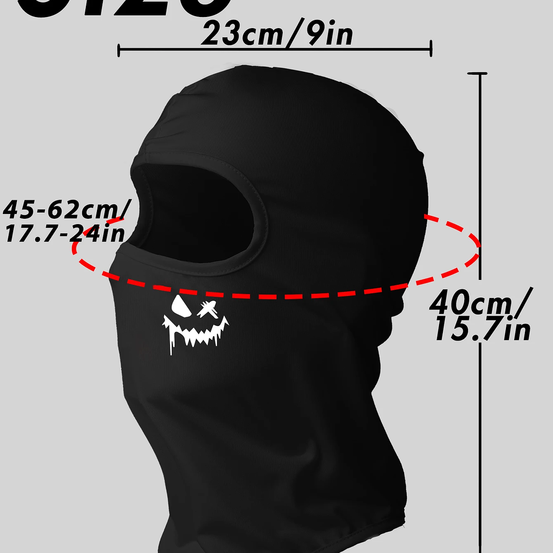 Musion pasamontañas para motocicleta estampado de moda protección solar máscara facial completa máscara transpirable pasamontañas bicicleta ciclismo cubierta para la cabeza Un 9