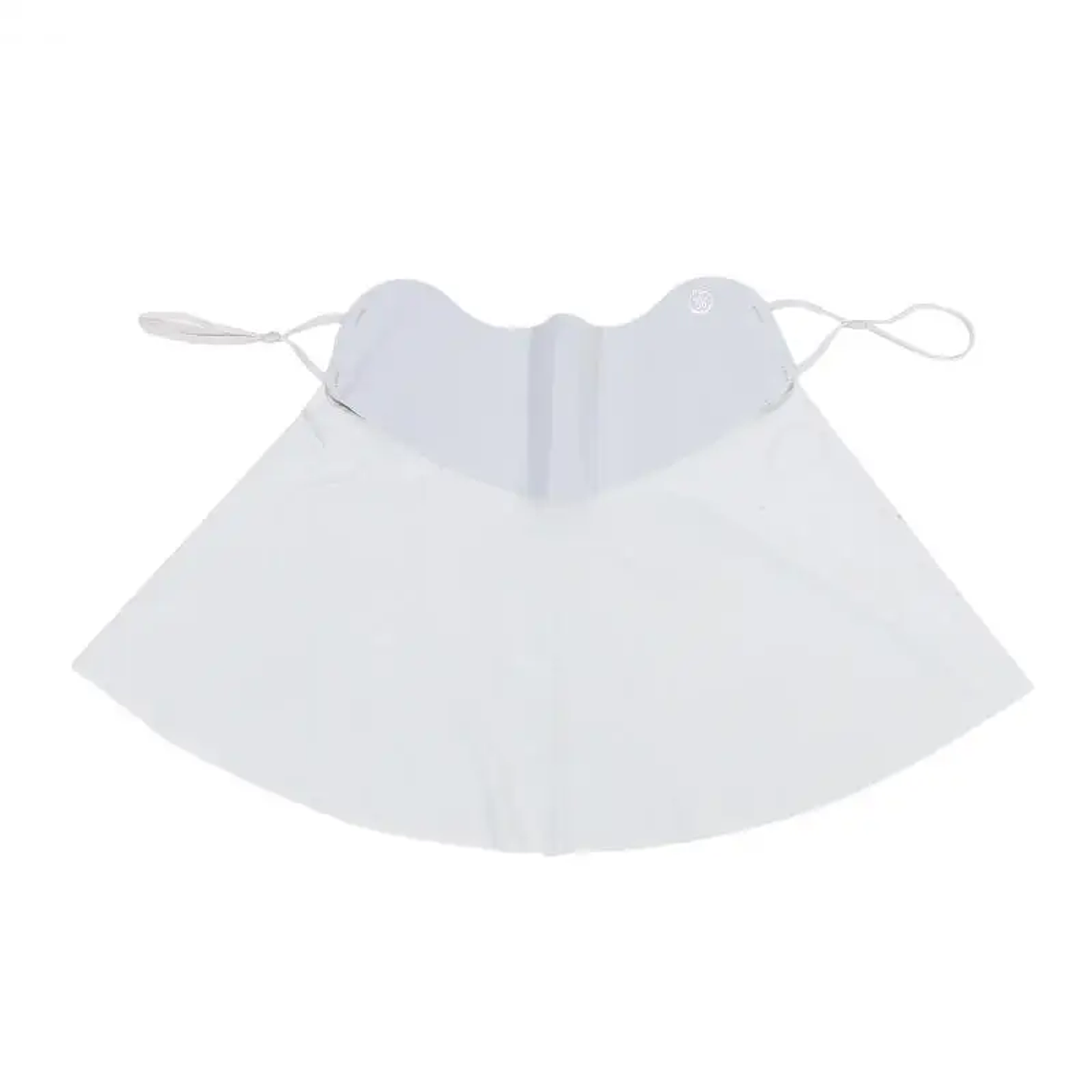 Bufanda protectora solar transpirable para el cuello, mascarilla facial grande conectada, máscaras de protección solar de seda helada para niñas, versión de protección del cuello, nariz con fugas 13
