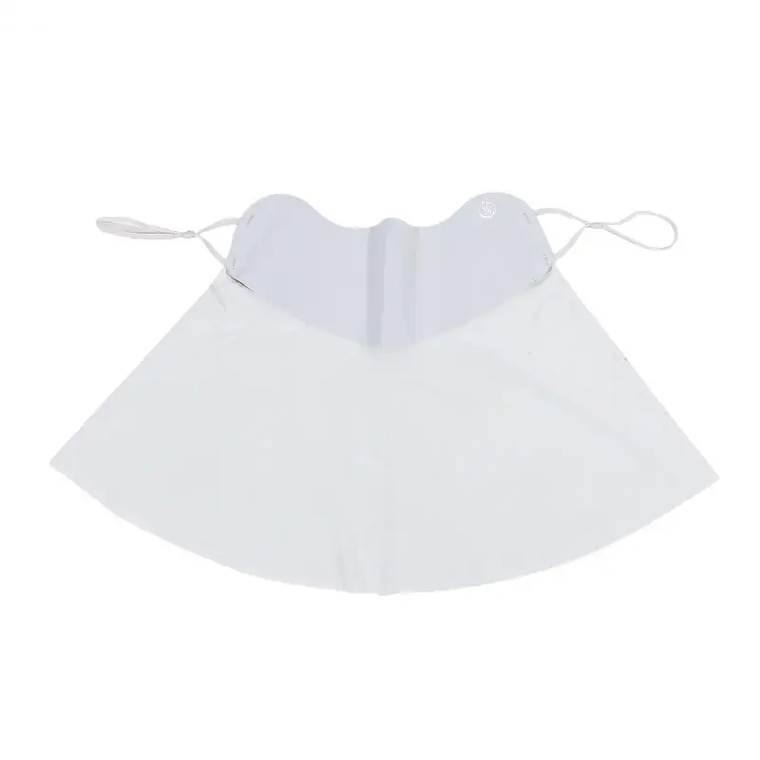 Bufanda protectora solar transpirable para el cuello, mascarilla facial grande conectada, máscaras de protección solar de seda helada para niñas, versión de protección del cuello, nariz con fugas 13
