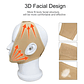 Mascarilla facial delgada, vendaje para el cuidado de la piel, cinturón, forma de elevación, Reduce la barbilla doble, mascarilla facial adelgazante para hombres y mujeres - thumbnail 9