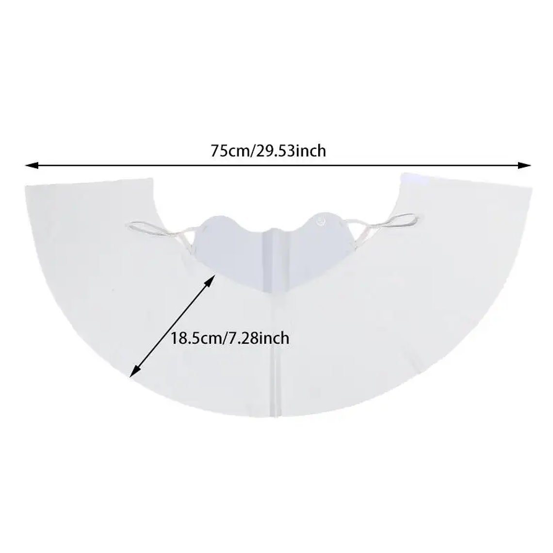 Bufanda protectora solar transpirable para el cuello, mascarilla facial grande conectada, máscaras de protección solar de seda helada para niñas, versión de protección del cuello, nariz con fugas 15