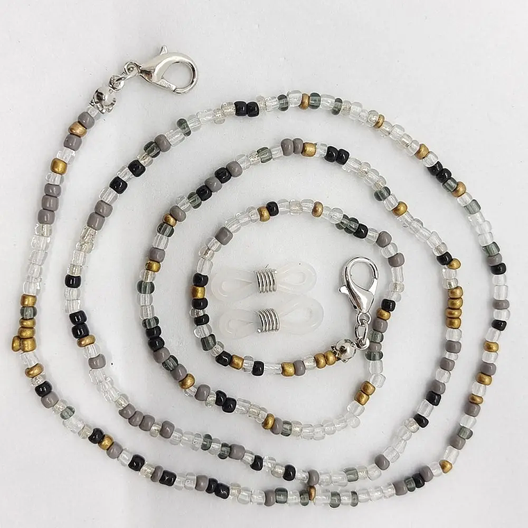 Cadenas de gafas de moda para mujer, cadenas de gafas de sol de cristal, soporte de cordón antideslizante para gafas, collar con cordón bohemio 14