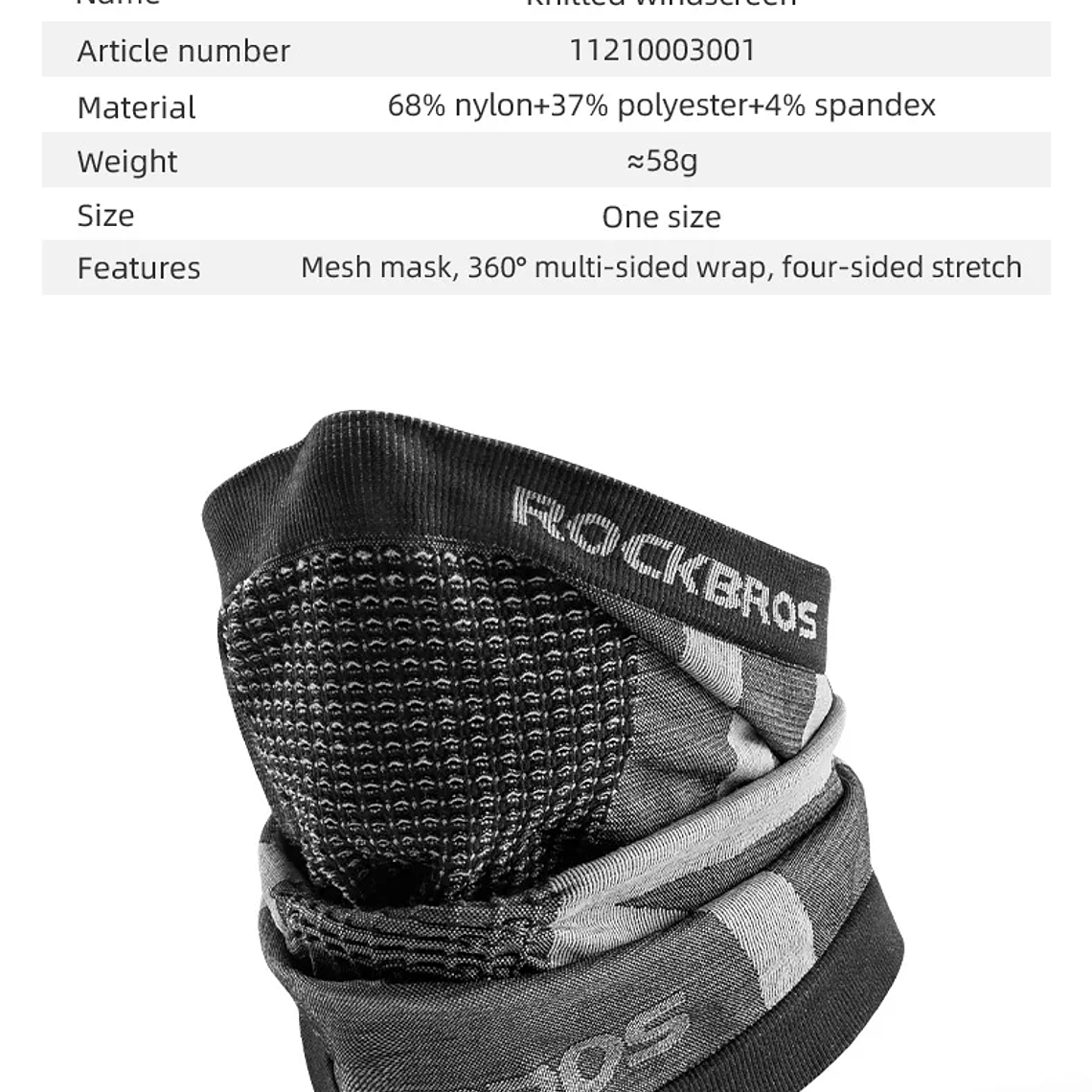 ROCKBROS-bufandas para senderismo, máscara facial para ciclismo, protección solar para hombres y mujeres, Bandana a prueba de viento para motocicleta, accesorios para bicicleta eléctrica 10