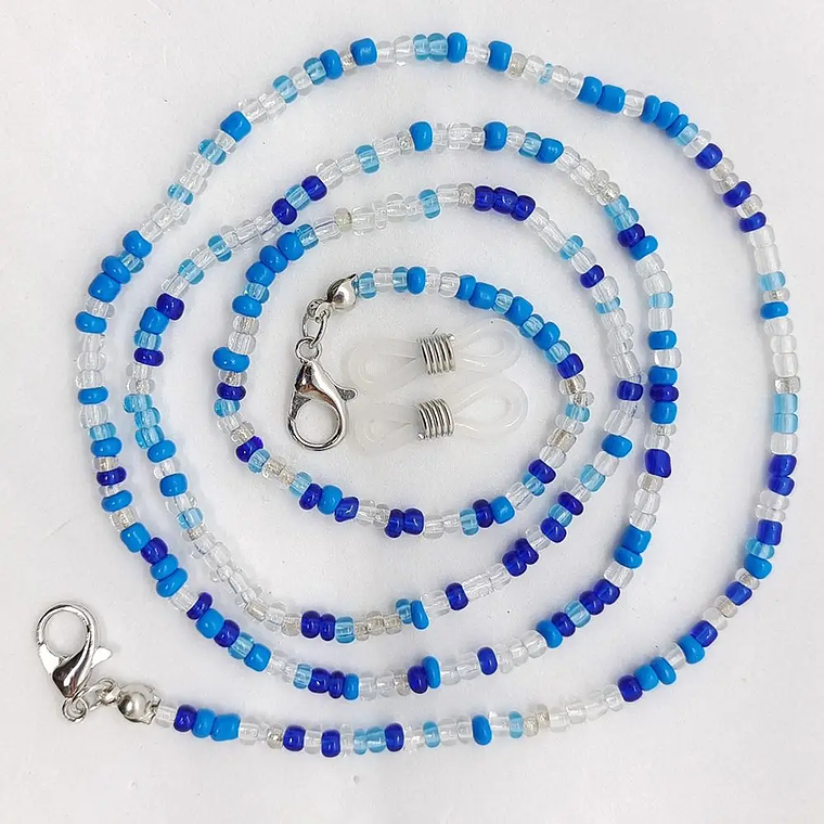 Cadenas de gafas de moda para mujer, cadenas de gafas de sol de cristal, soporte de cordón antideslizante para gafas, collar con cordón bohemio 15