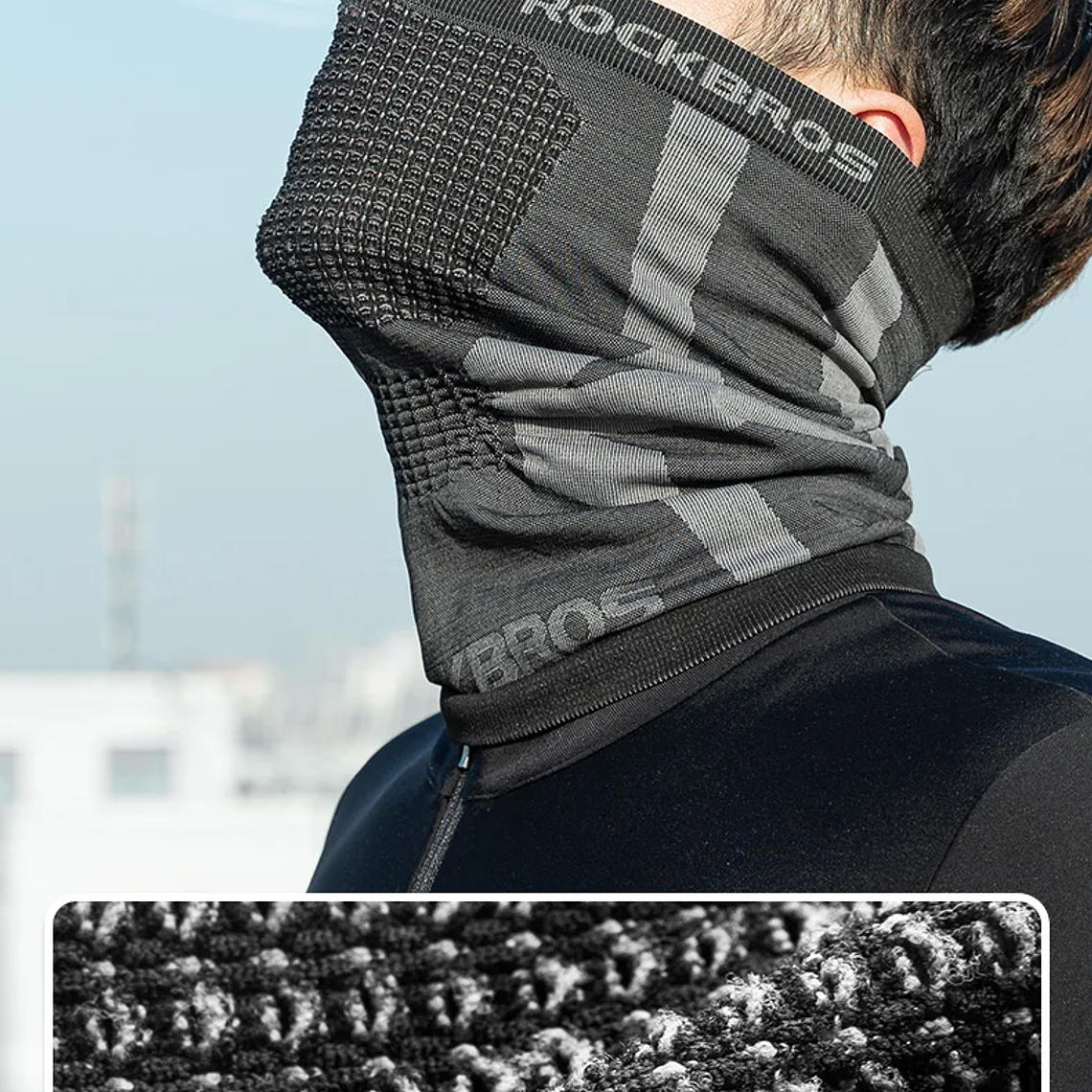 ROCKBROS-bufandas para senderismo, máscara facial para ciclismo, protección solar para hombres y mujeres, Bandana a prueba de viento para motocicleta, accesorios para bicicleta eléctrica 13