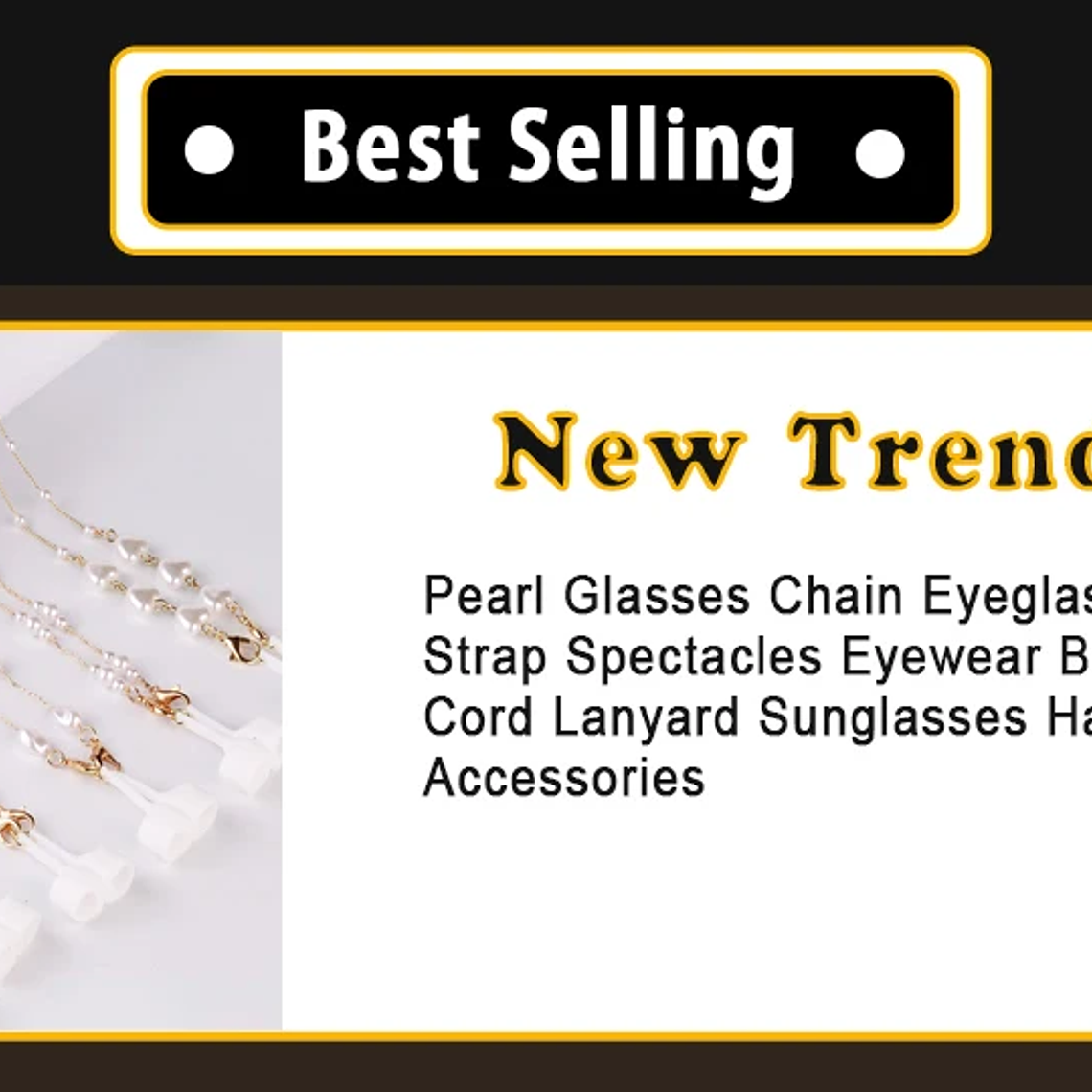 Cadenas de gafas de moda para mujer, cadenas de gafas de sol de cristal, soporte de cordón antideslizante para gafas, collar con cordón bohemio 19