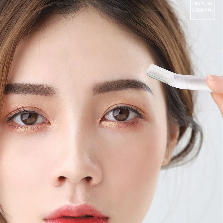 Cuchillo de recorte, maquinilla de afeitar para cejas, recortador de cejas seguro, antiarañazos, herramienta de afeitado de cejas, maquinilla de afeitar Facial, juego de herramientas de belleza para  15