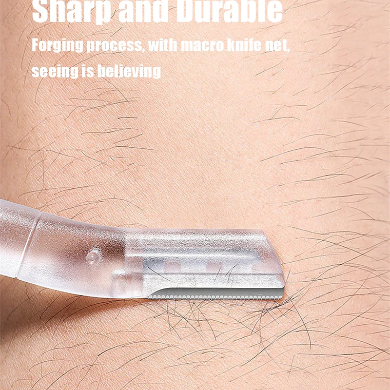 Cuchillo de recorte, maquinilla de afeitar para cejas, recortador de cejas seguro, antiarañazos, herramienta de afeitado de cejas, maquinilla de afeitar Facial, juego de herramientas de belleza para  16