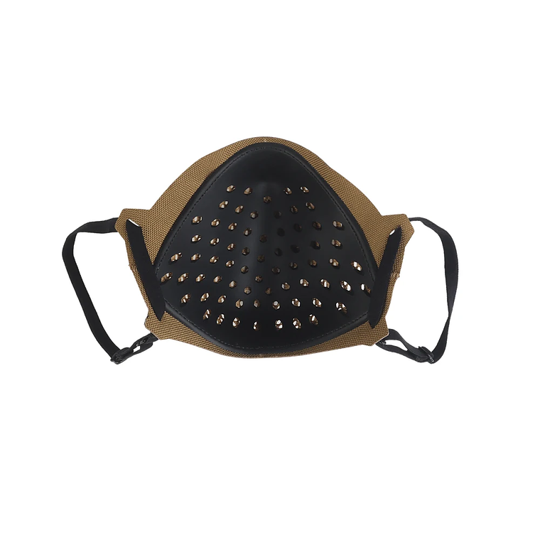 Máscara táctica de tiro MSK1, mascarilla de silicona plegable, protectora de media cara para entrenamiento de tiro, caza al aire libre 20