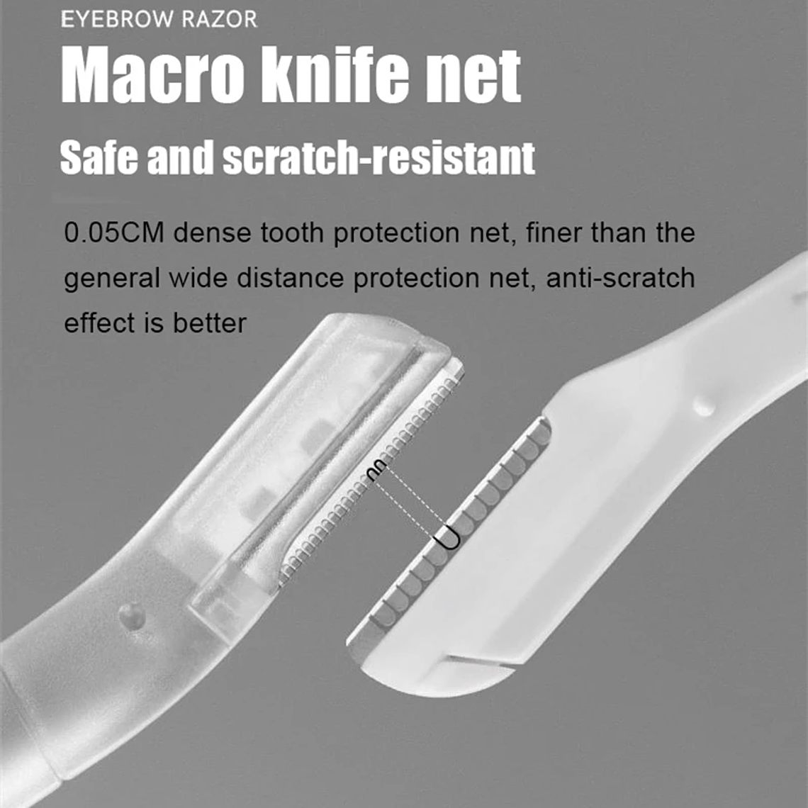 Cuchillo de recorte, maquinilla de afeitar para cejas, recortador de cejas seguro, antiarañazos, herramienta de afeitado de cejas, maquinilla de afeitar Facial, juego de herramientas de belleza para  17