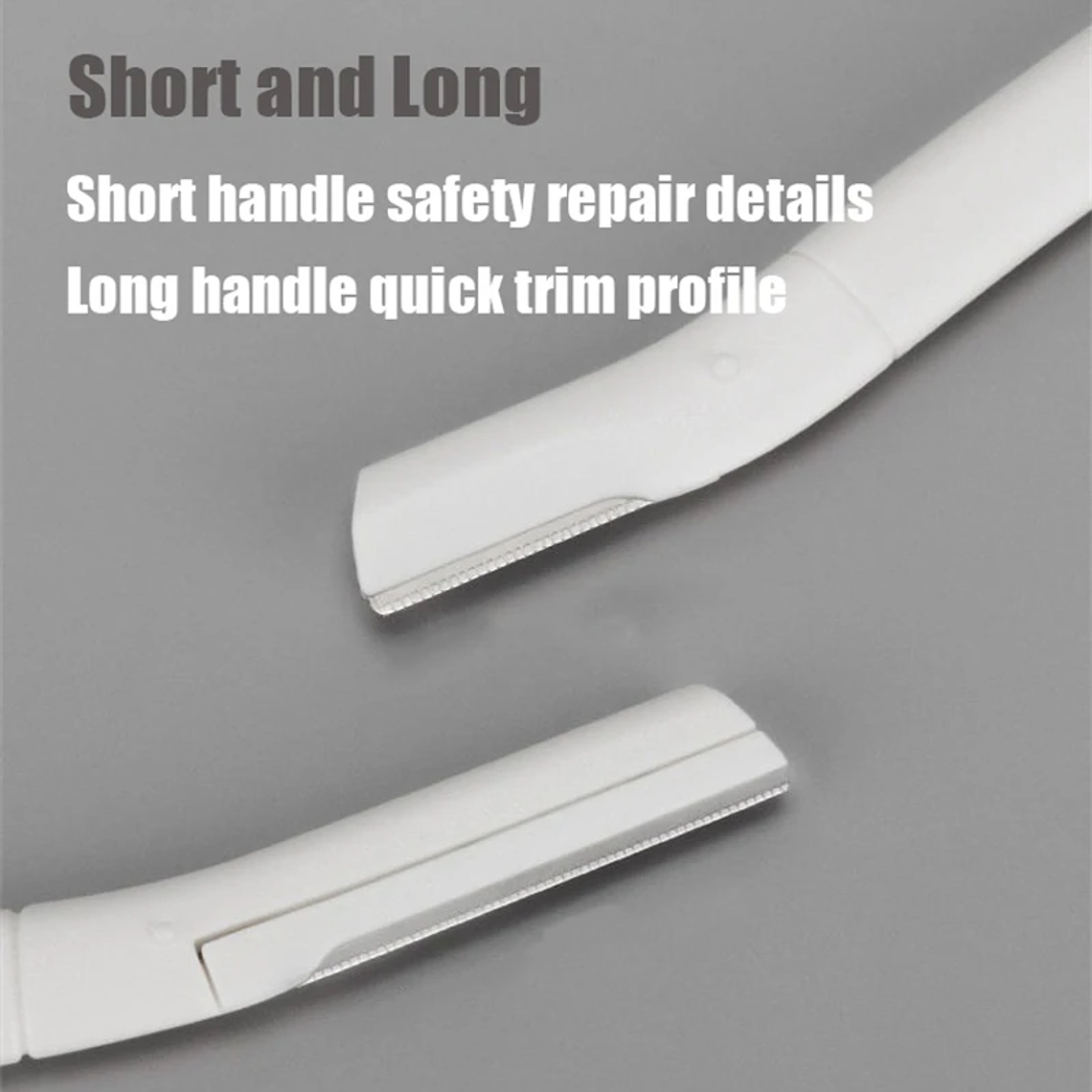 Cuchillo de recorte, maquinilla de afeitar para cejas, recortador de cejas seguro, antiarañazos, herramienta de afeitado de cejas, maquinilla de afeitar Facial, juego de herramientas de belleza para  18