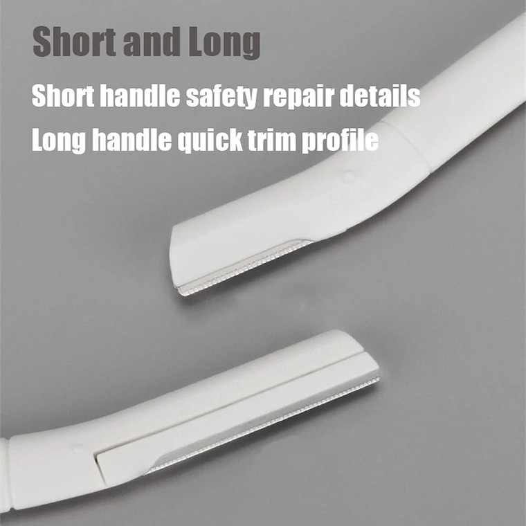 Cuchillo de recorte, maquinilla de afeitar para cejas, recortador de cejas seguro, antiarañazos, herramienta de afeitado de cejas, maquinilla de afeitar Facial, juego de herramientas de belleza para  18