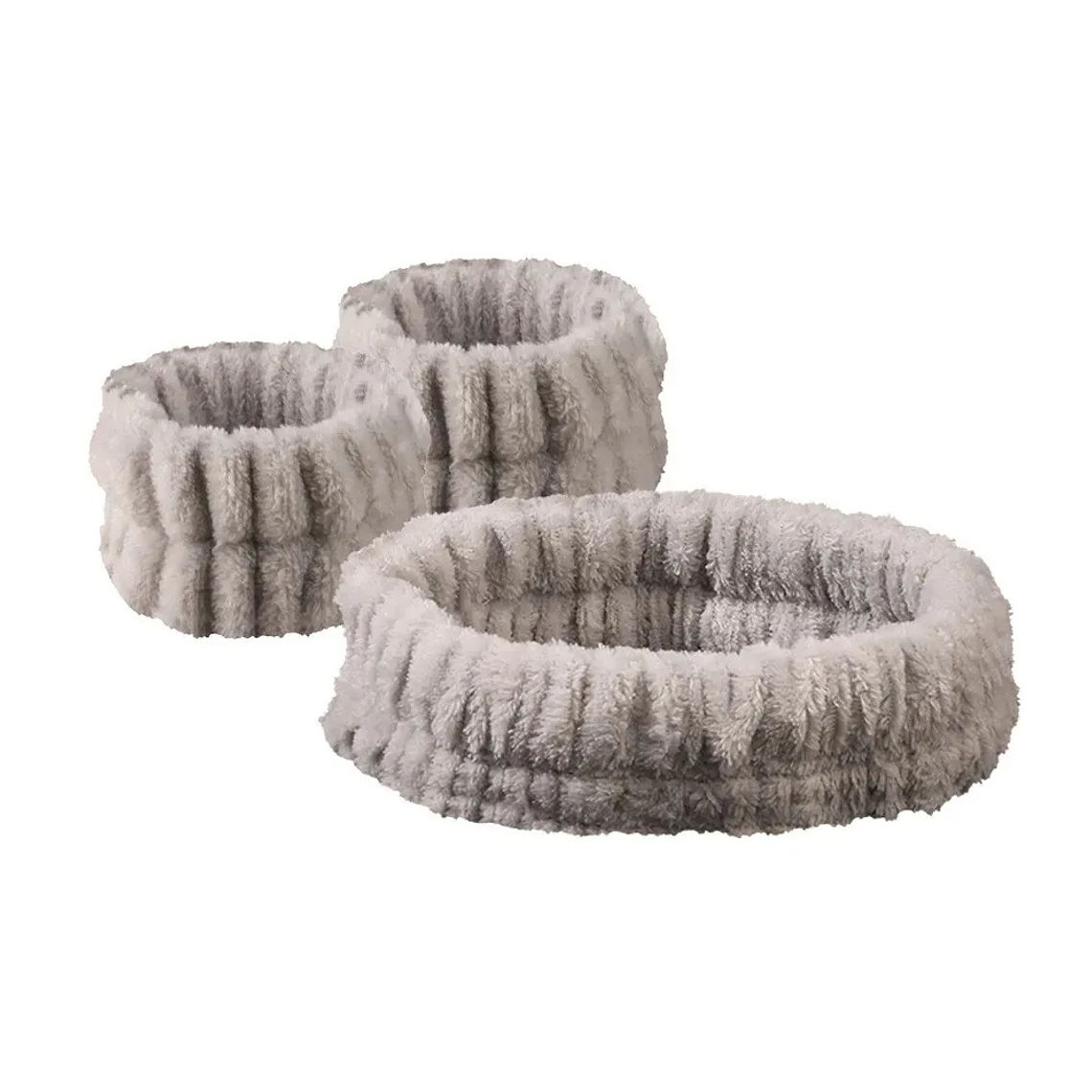 Diadema con lazo, conjunto de muñequera, toalla elástica suave para lavado de cara, ducha, maquillaje, Yoga, deportes, diadema para el cuidado de la piel para mujeres y niñas 17