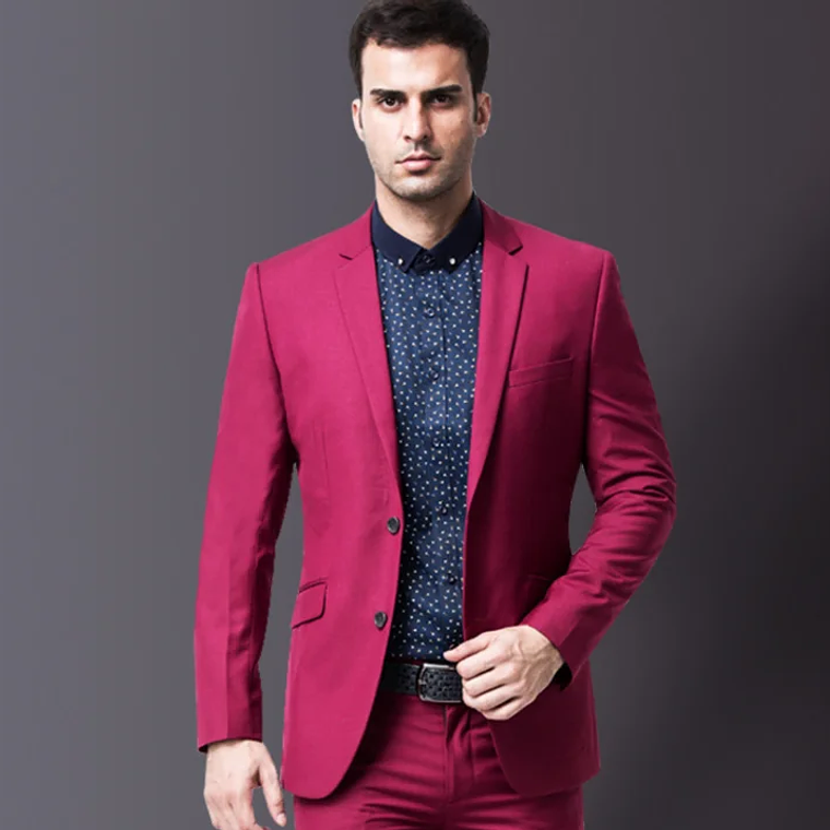 Men's Suit Jacket Slim Fit Business Suit Jacket 1