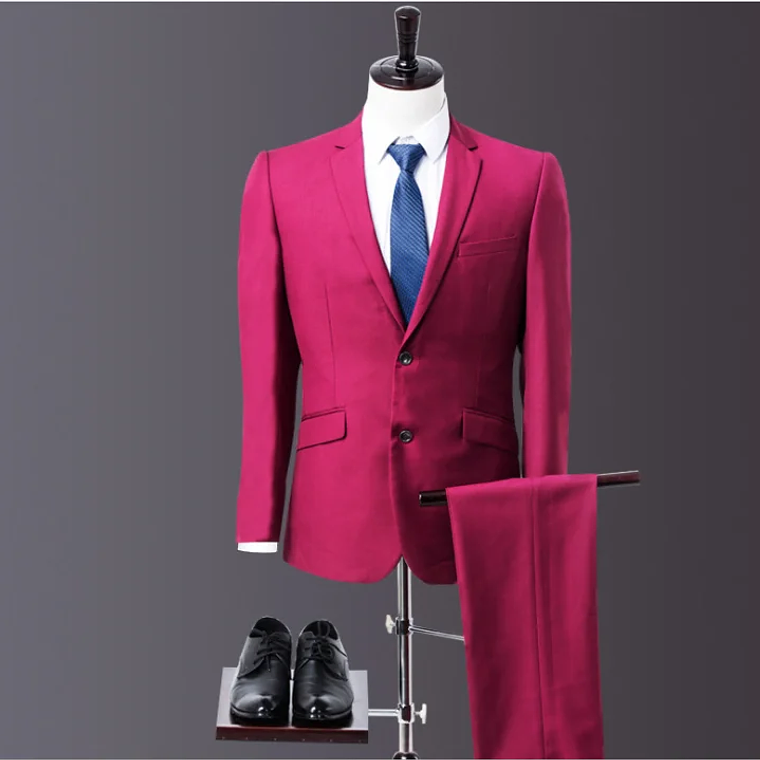 Men's Suit Jacket Slim Fit Business Suit Jacket 2