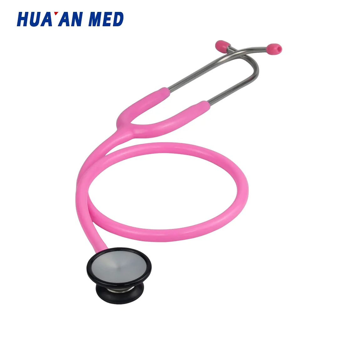 Hua an Med Medical Professional Stainless Steel Dual Head Stethoscope for Nurse and Doctor 2