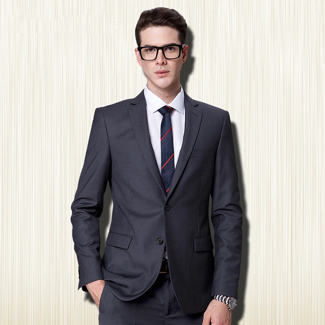 Men's Suit Jacket Slim Fit Business Suit Jacket 4