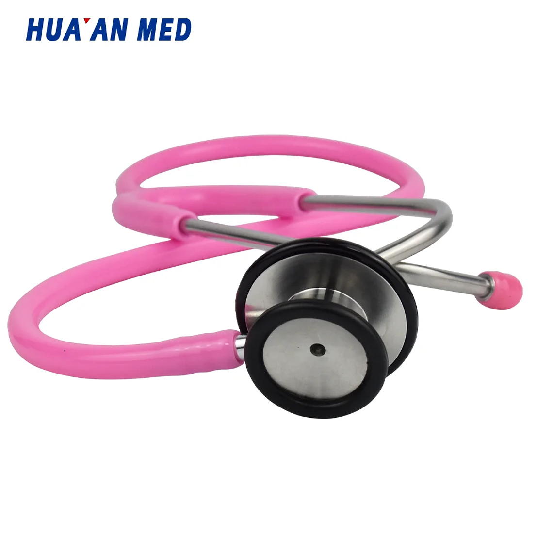 Hua an Med Medical Professional Stainless Steel Dual Head Stethoscope for Nurse and Doctor 4