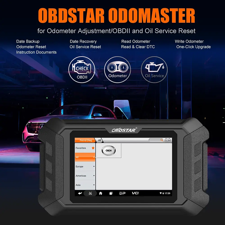 OBDSTAR ODOMASTER Read&Clear DTC Oil Reset OBD Scanner Diagnostic Tools Car OBDSTAR ODO MASTER for CHRYSLER &DODGE&JEEP PK X300M 2