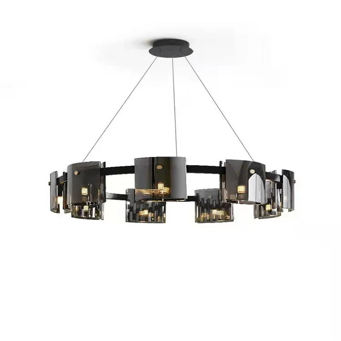 Adjustable Height Nordic Restaurant Chandelier for Villa Creative Household Exhibition Hall Bedrooms Design for Contracted 6