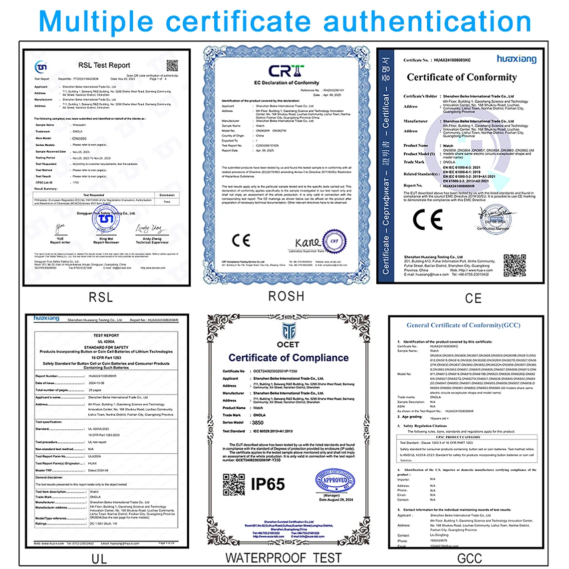 ONOLA 6850 New Top Brand Luxury Fashion Men's Quartz Watch Glass Pointer Hands Alloy Case Rubber Strap 3BAR Water Resistant 5