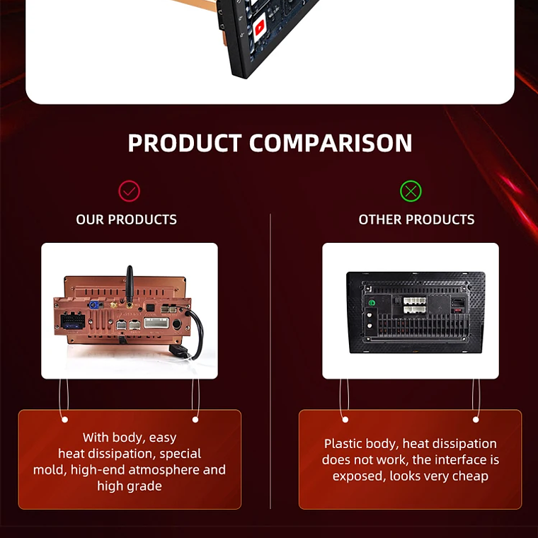 Redpower HI-Fi  Car DVD  for Citroen DS4 DS5 DS6 DS 5LS 2014 - 2017  DVD Radio DSP Multimedia Player Navigation Android 10.0 9