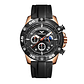 ONOLA 6850 New Top Brand Luxury Fashion Men's Quartz Watch Glass Pointer Hands Alloy Case Rubber Strap 3BAR Water Resistant - Miniatura 14