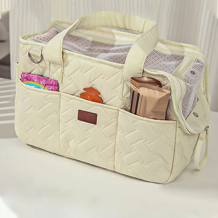 Bolsa de transporte para gatos, bolsa multifunción portátil sin Escape para mascotas, bolsa cruzada transpirable de gran capacidad, bolsa suave portátil zwq 3