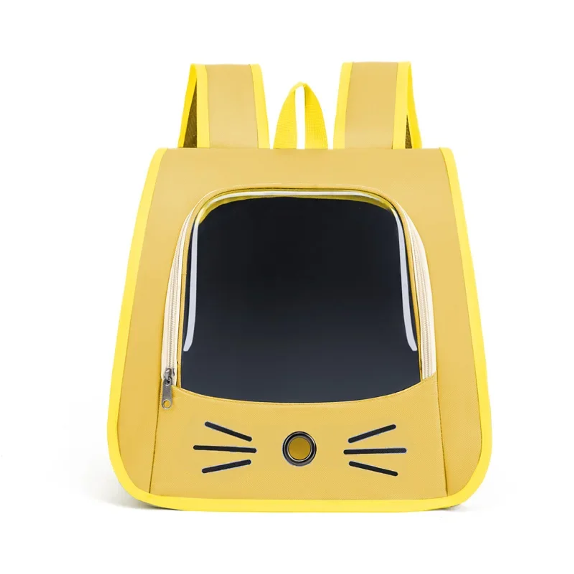 Bolsa de transporte para gatos, mochila para gatos, bolsa de hombro portátil transpirable para exteriores, portador de transporte para perros pequeños 7