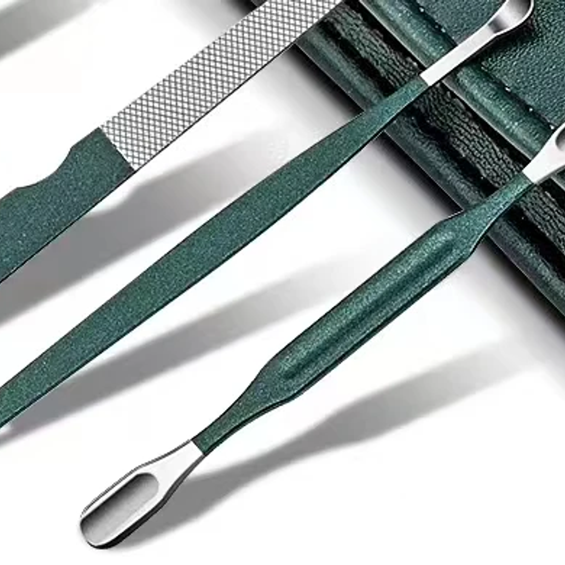 Juego de tijeras de uñas para hombre y mujer, cortaúñas especial de gama alta para el hogar, herramientas de belleza de manicura, 6 piezas portátiles para el hogar 12