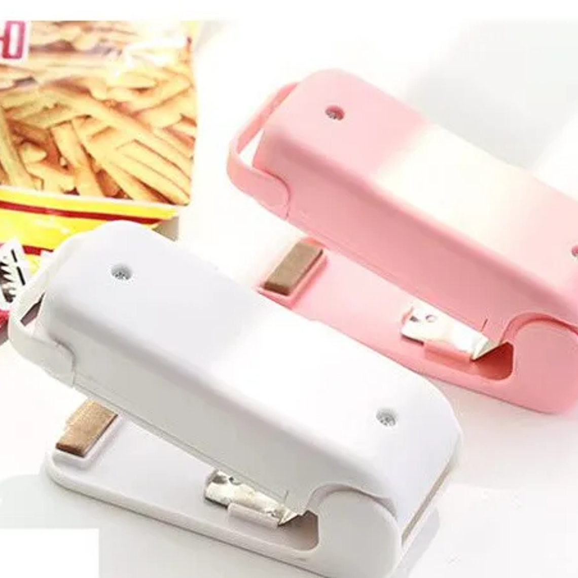 Mini máquina de sellado de bolsas Hea, sellador de paquetes, bolsas de plástico térmico para alimentos 10