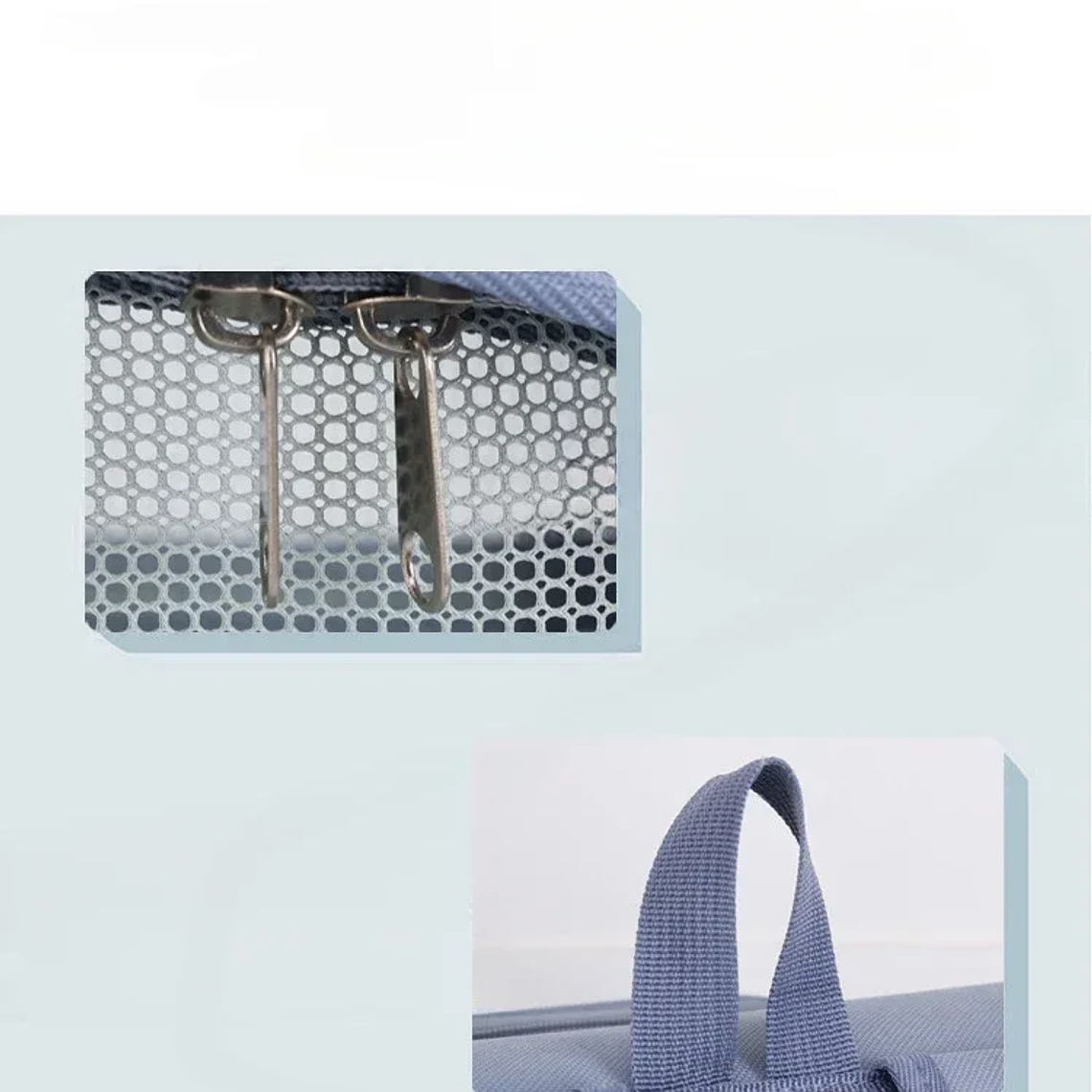 Bolsa de transporte para gatos, mochila para gatos, bolsa de hombro portátil transpirable para exteriores, portador de transporte para perros pequeños 23