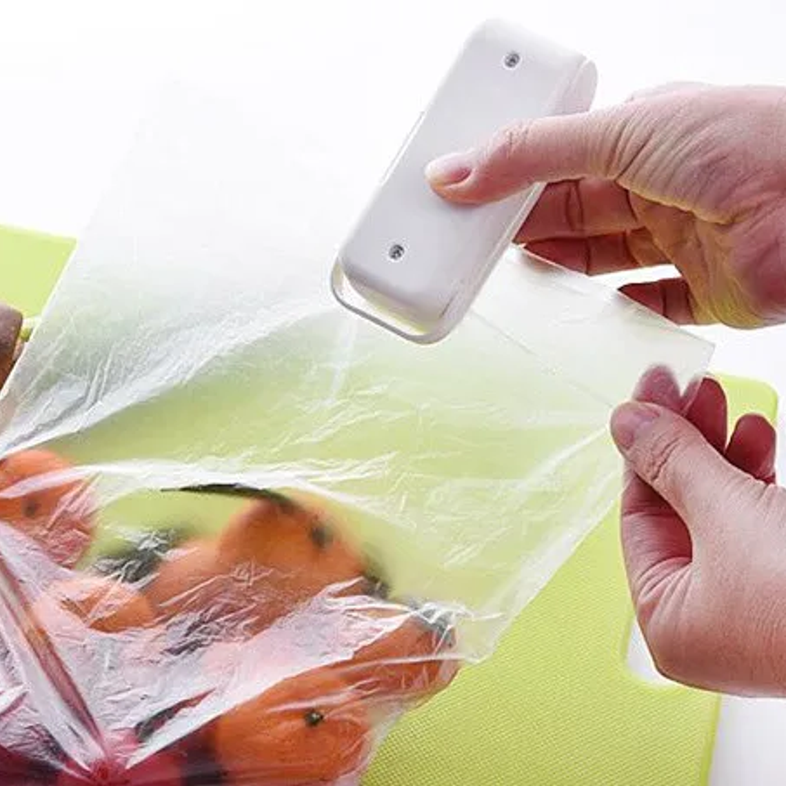Mini máquina de sellado de bolsas Hea, sellador de paquetes, bolsas de plástico térmico para alimentos 12
