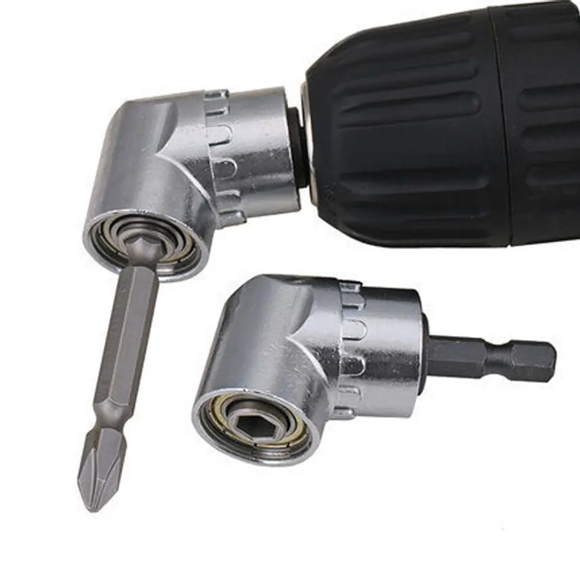 Destornillador de giro de 105 grados, articulación de taladro eléctrico, accesorio de esquina, extensión de enchufe, herramienta de cabeza de destornillador 1