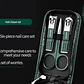 Juego de tijeras de uñas para hombre y mujer, cortaúñas especial de gama alta para el hogar, herramientas de belleza de manicura, 6 piezas portátiles para el hogar - Miniatura 9