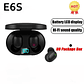 Auriculares inalámbricos Bluetooth E6S TWS auriculares Bluetooth auriculares inalámbricos auriculares con cancelación de ruido con micrófono - thumbnail 10