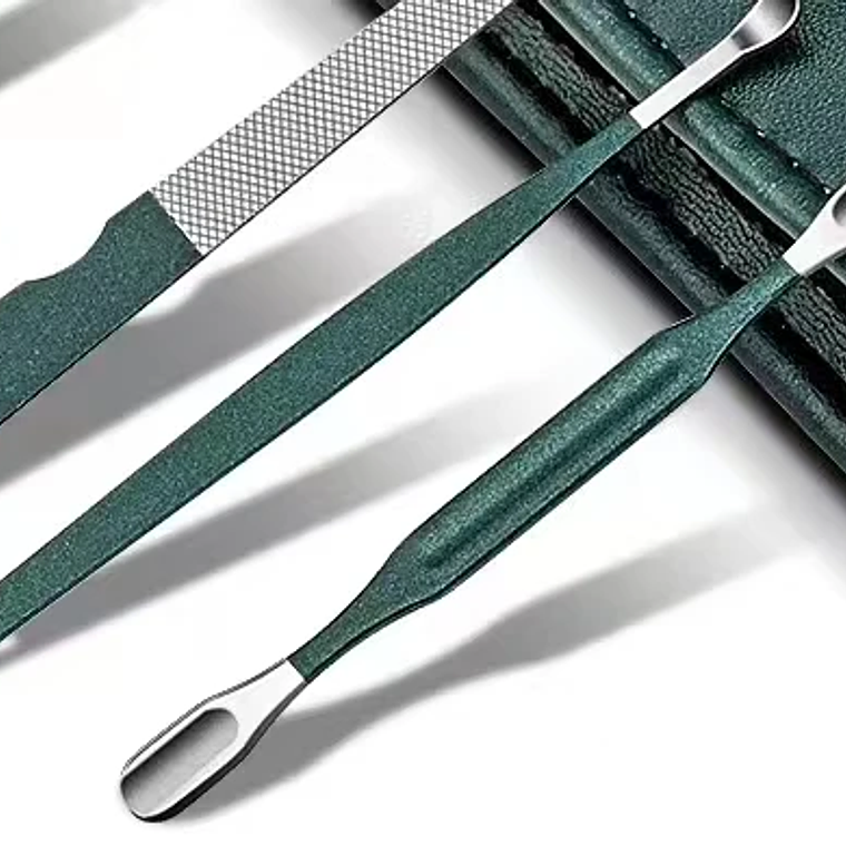 Juego de tijeras de uñas para hombre y mujer, cortaúñas especial de gama alta para el hogar, herramientas de belleza de manicura, 6 piezas portátiles para el hogar 12