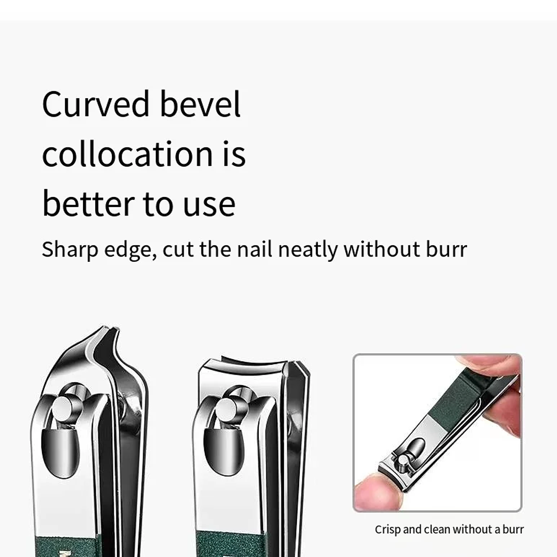 Juego de tijeras de uñas para hombre y mujer, cortaúñas especial de gama alta para el hogar, herramientas de belleza de manicura, 6 piezas portátiles para el hogar 13