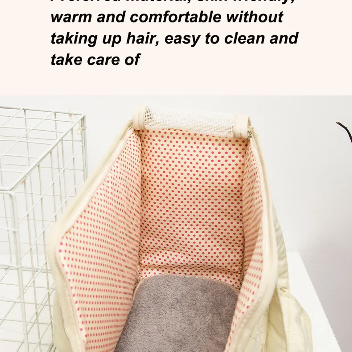 Bolsa de transporte para gatos, bolsa multifunción portátil sin Escape para mascotas, bolsa cruzada transpirable de gran capacidad, bolsa suave portátil zwq 16
