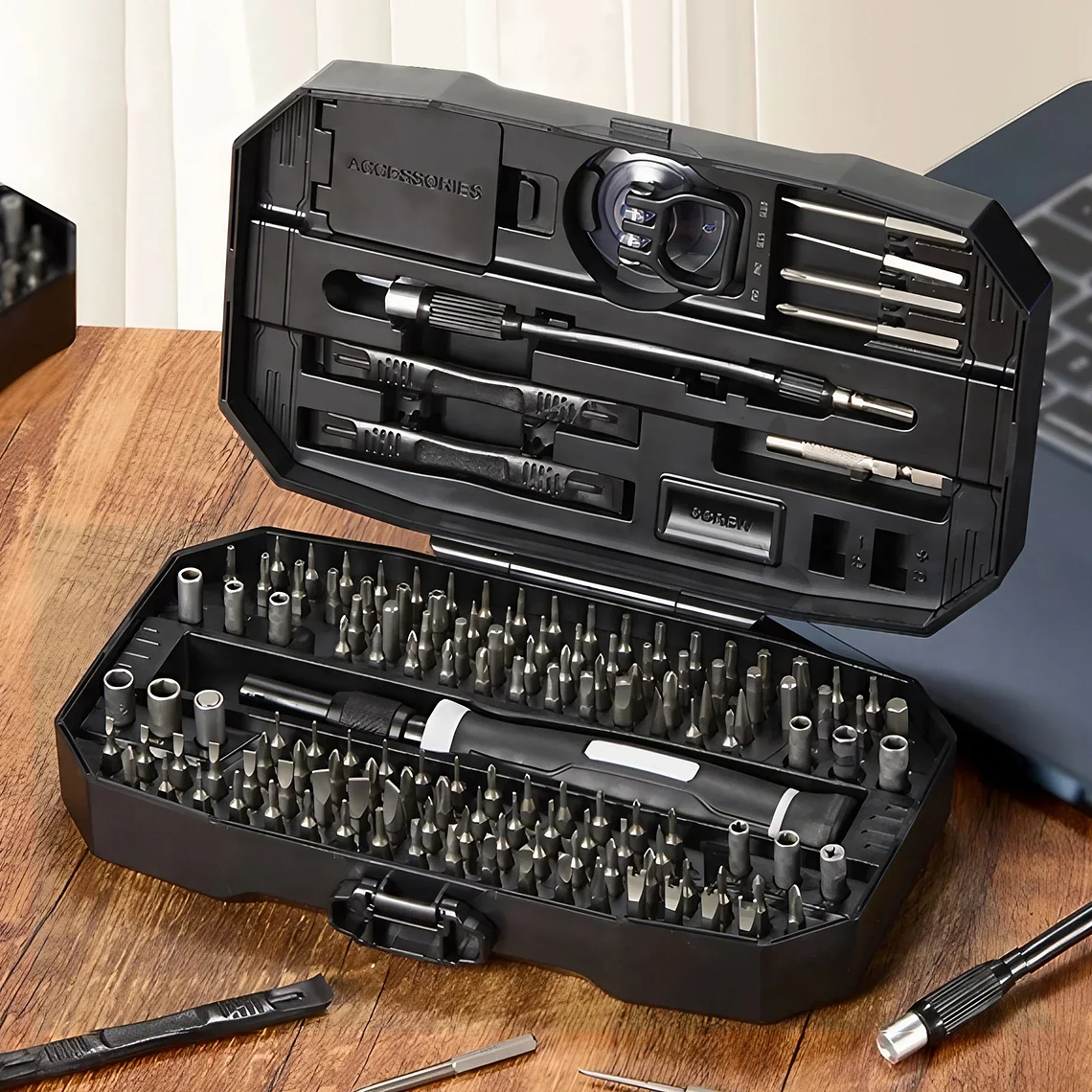 Juego de destornilladores de precisión para ordenador portátil, Kit de reparación profesional 152/25 en 1, T5, T6, Torx 17