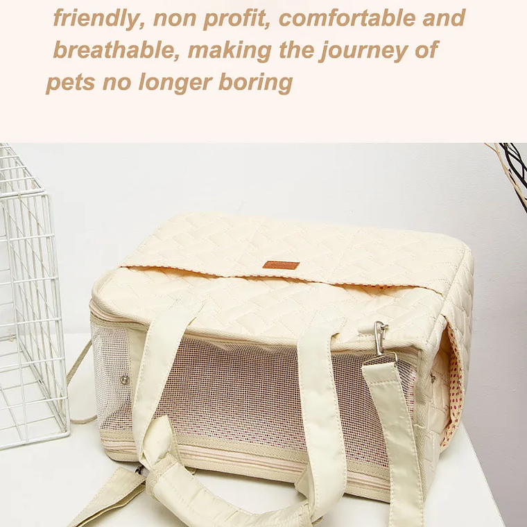 Bolsa de transporte para gatos, bolsa multifunción portátil sin Escape para mascotas, bolsa cruzada transpirable de gran capacidad, bolsa suave portátil zwq 18