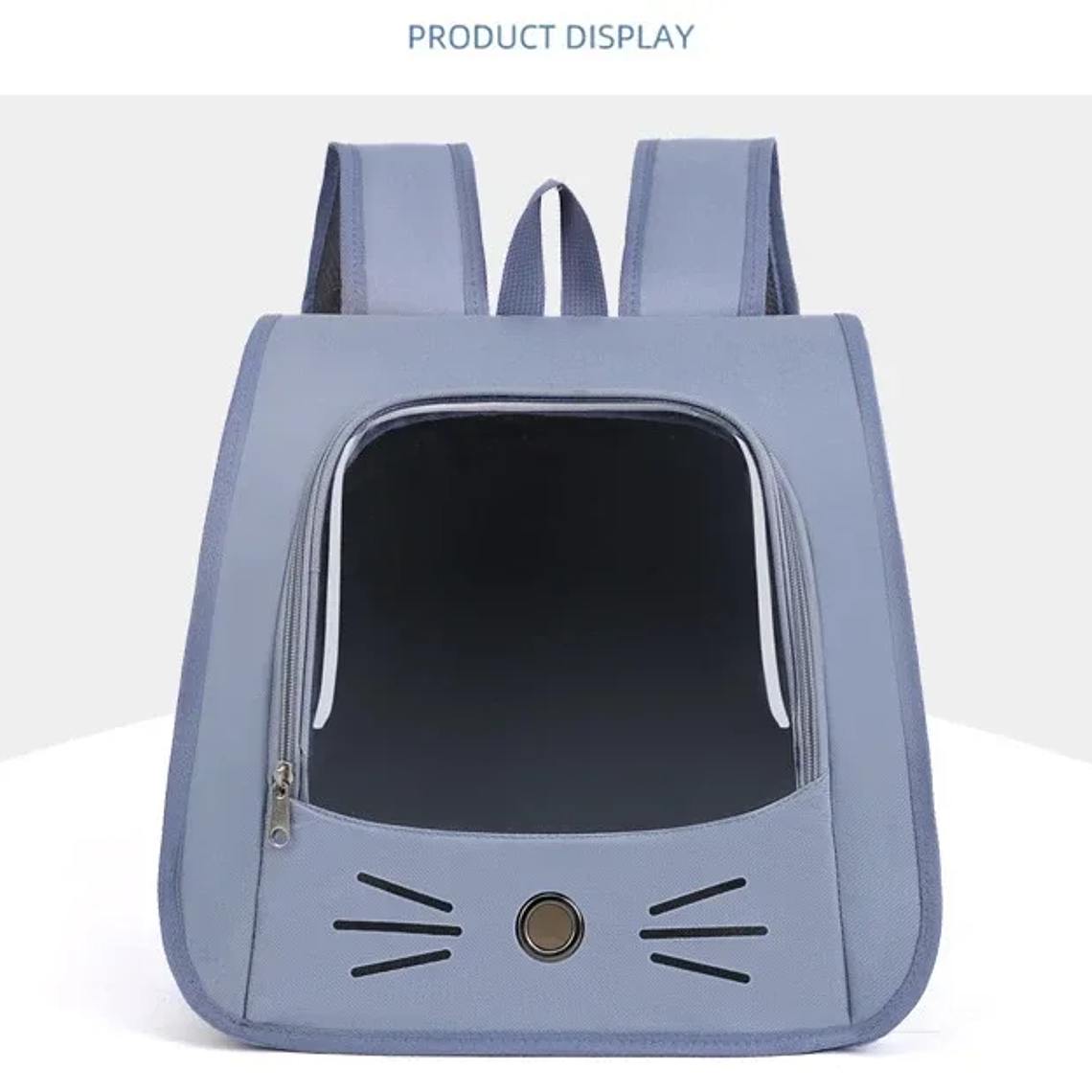 Bolsa de transporte para gatos, mochila para gatos, bolsa de hombro portátil transpirable para exteriores, portador de transporte para perros pequeños 14