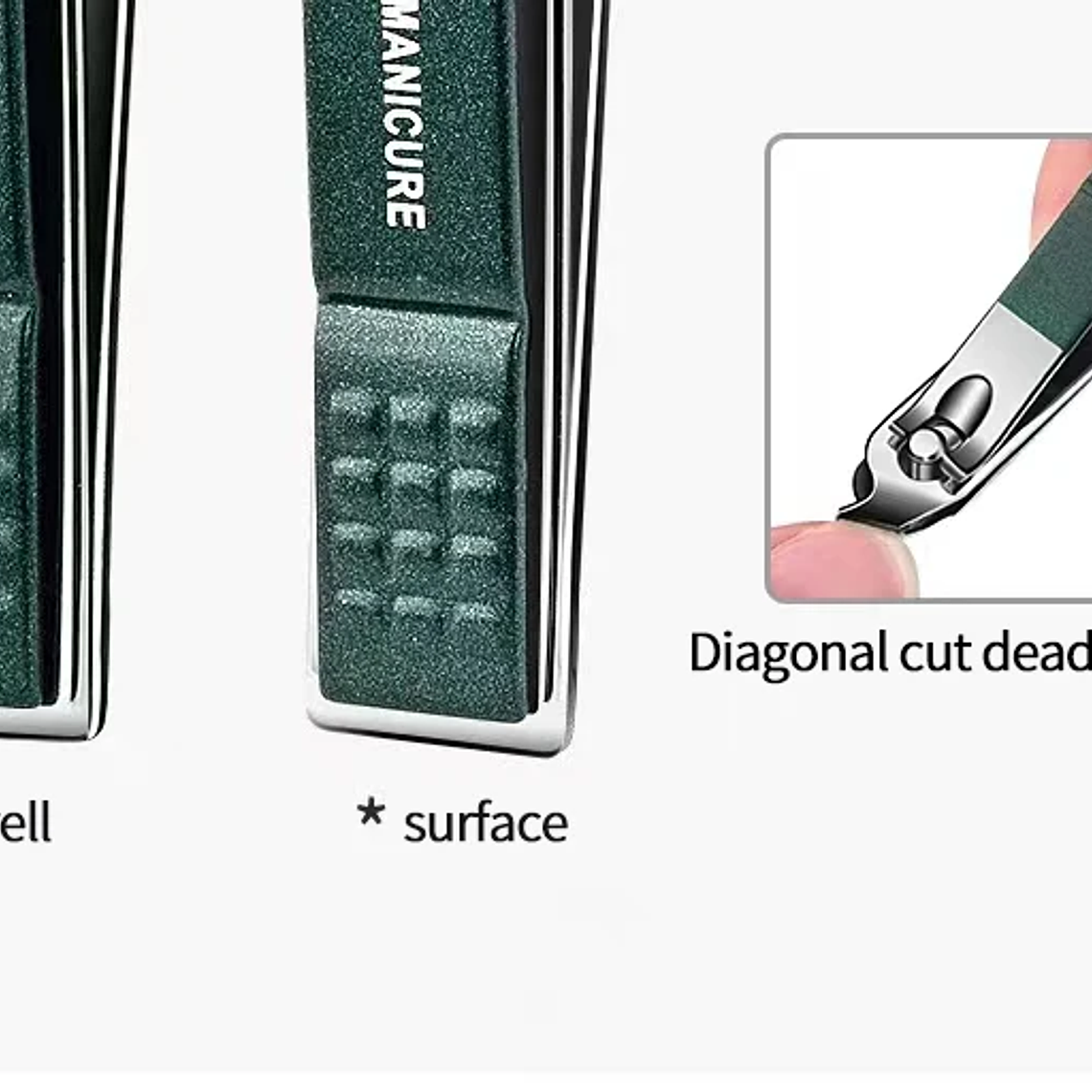 Juego de tijeras de uñas para hombre y mujer, cortaúñas especial de gama alta para el hogar, herramientas de belleza de manicura, 6 piezas portátiles para el hogar 14